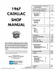 1967 CADILLAC REPAIR MANUAL & BODY MANUAL - ALL MODELS